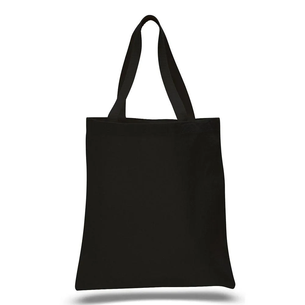 12 Oz. Colored Canvas Simple Tote Bag Printed with a Customizable WEST SAGUARO COLLECTION Design