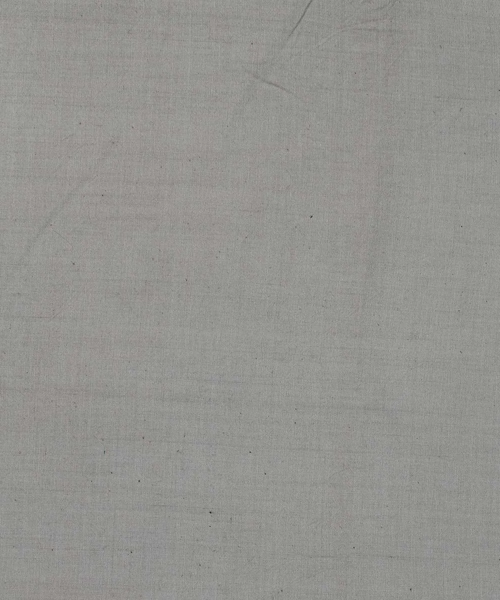 1m Light Grey Handloom Cotton Fabric