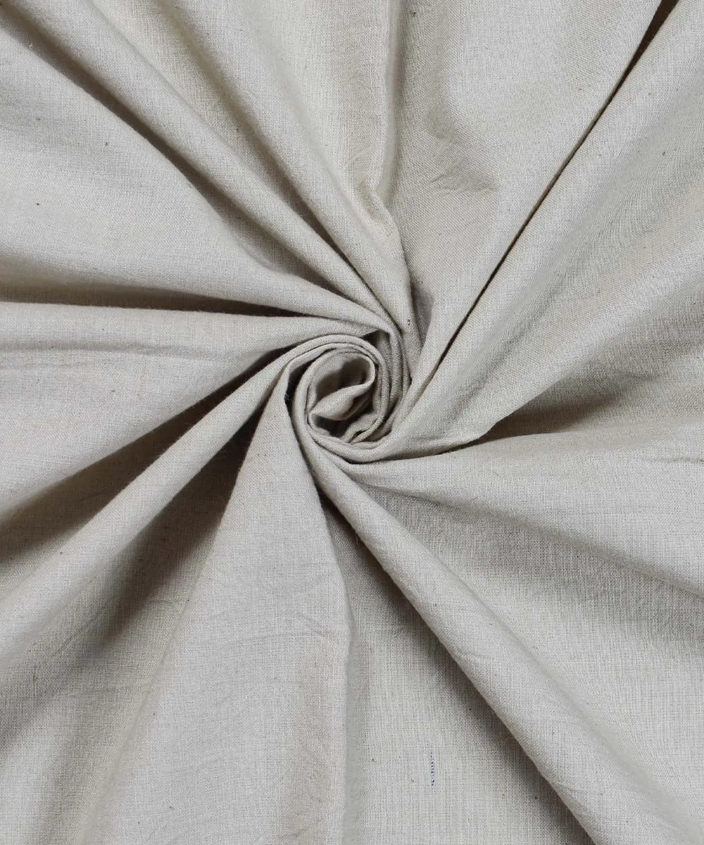 1m Light Grey Handloom Cotton Fabric