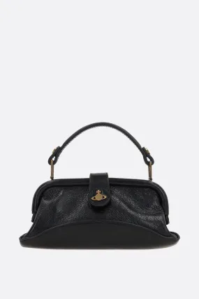 Abbey grainy leather handbag