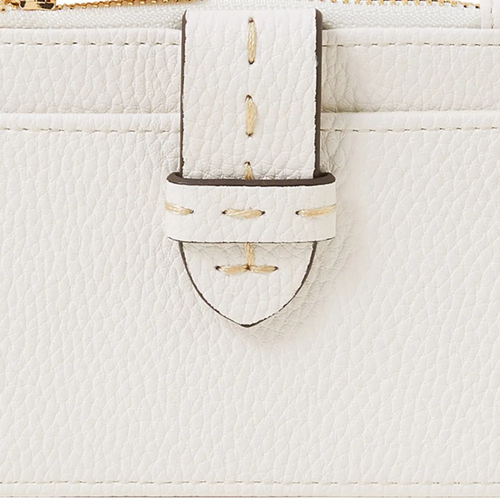 Accessorize London White Stitched Cardholder