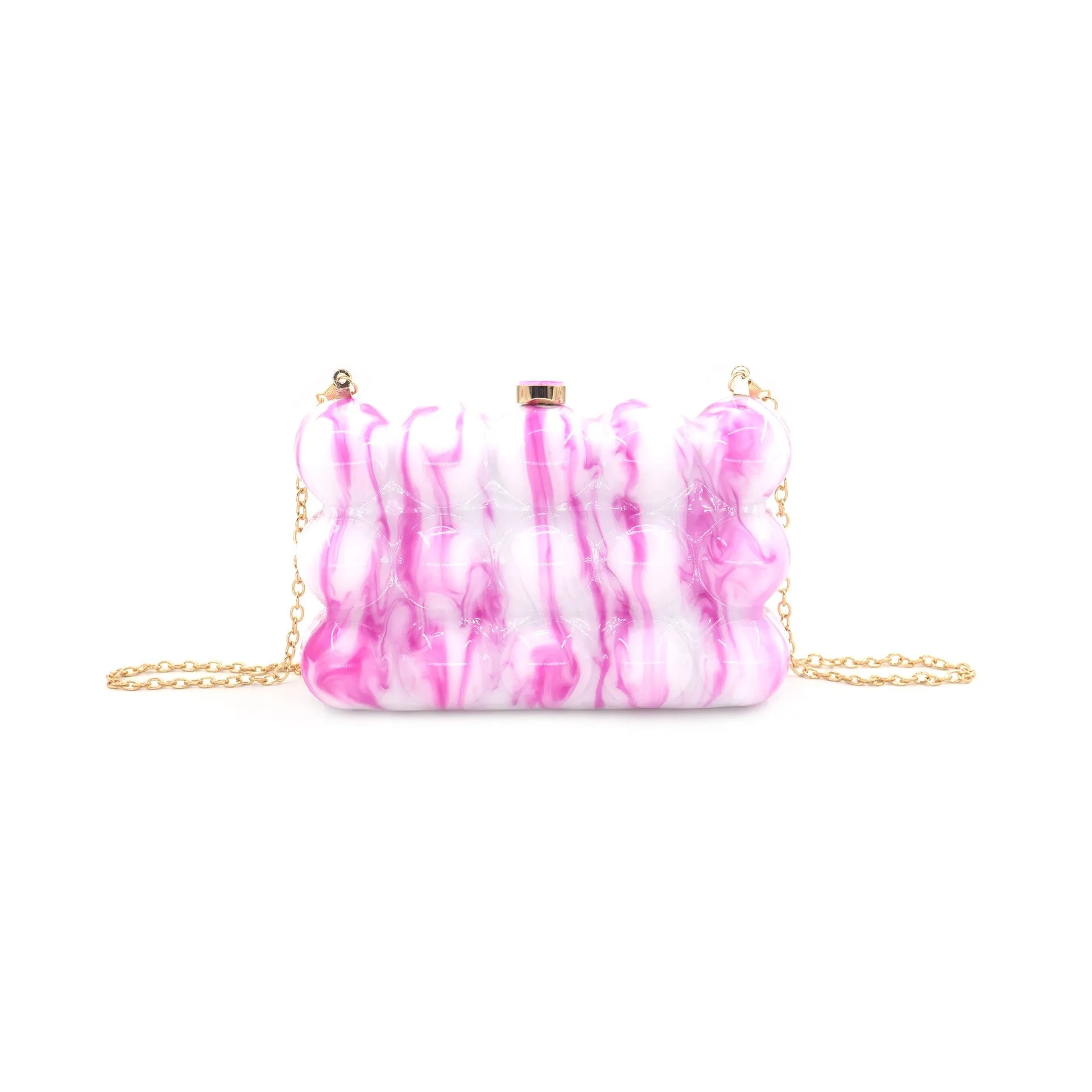 Acrylic Clutch | Fuchsia