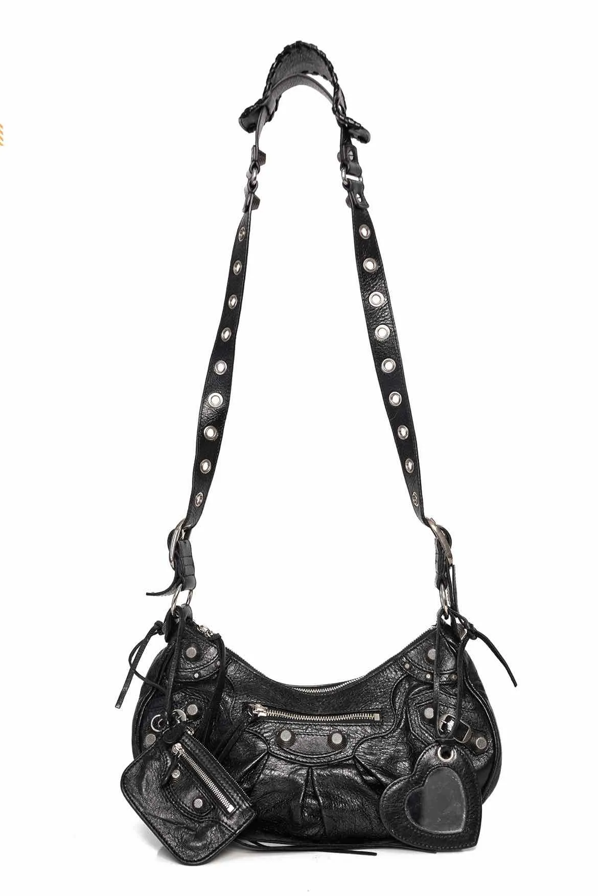 Balenciaga Agneau Arena Small Le Cagole Shoulder Bag