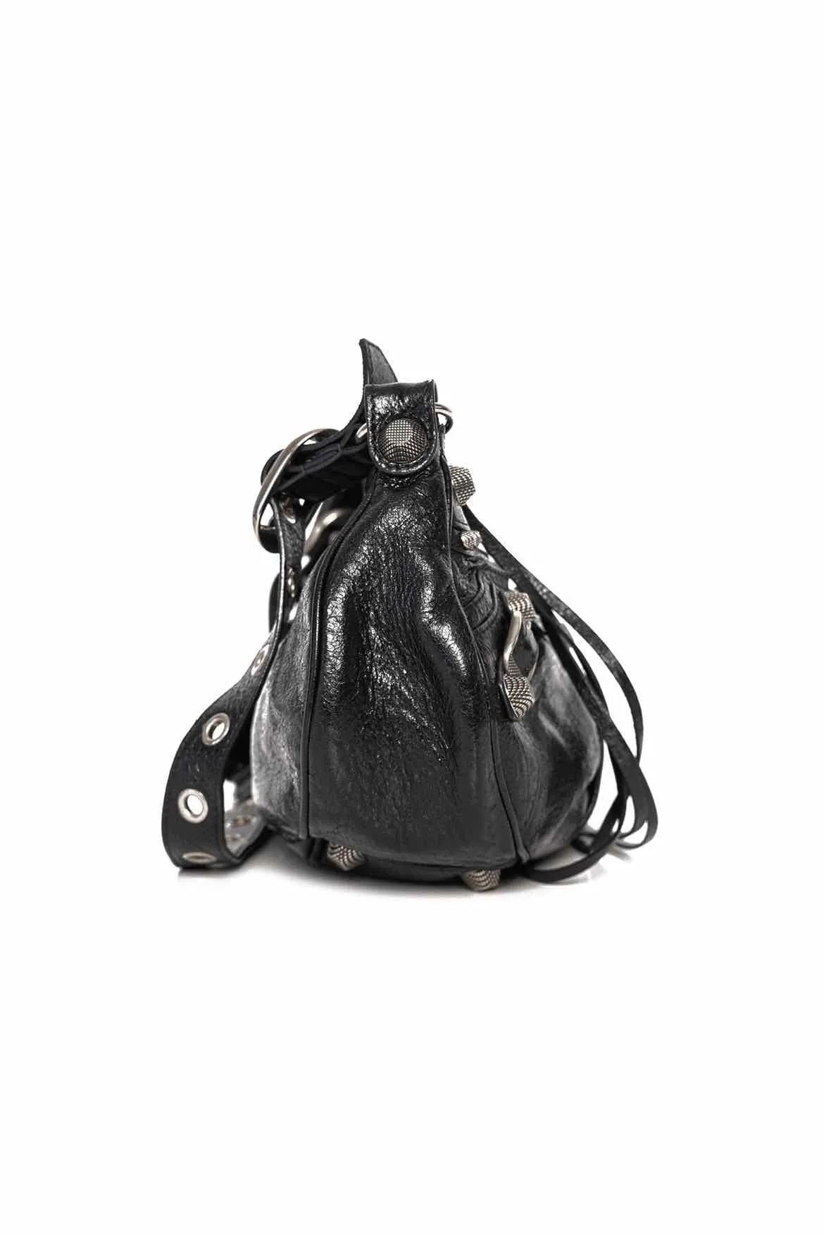 Balenciaga Agneau Arena Small Le Cagole Shoulder Bag