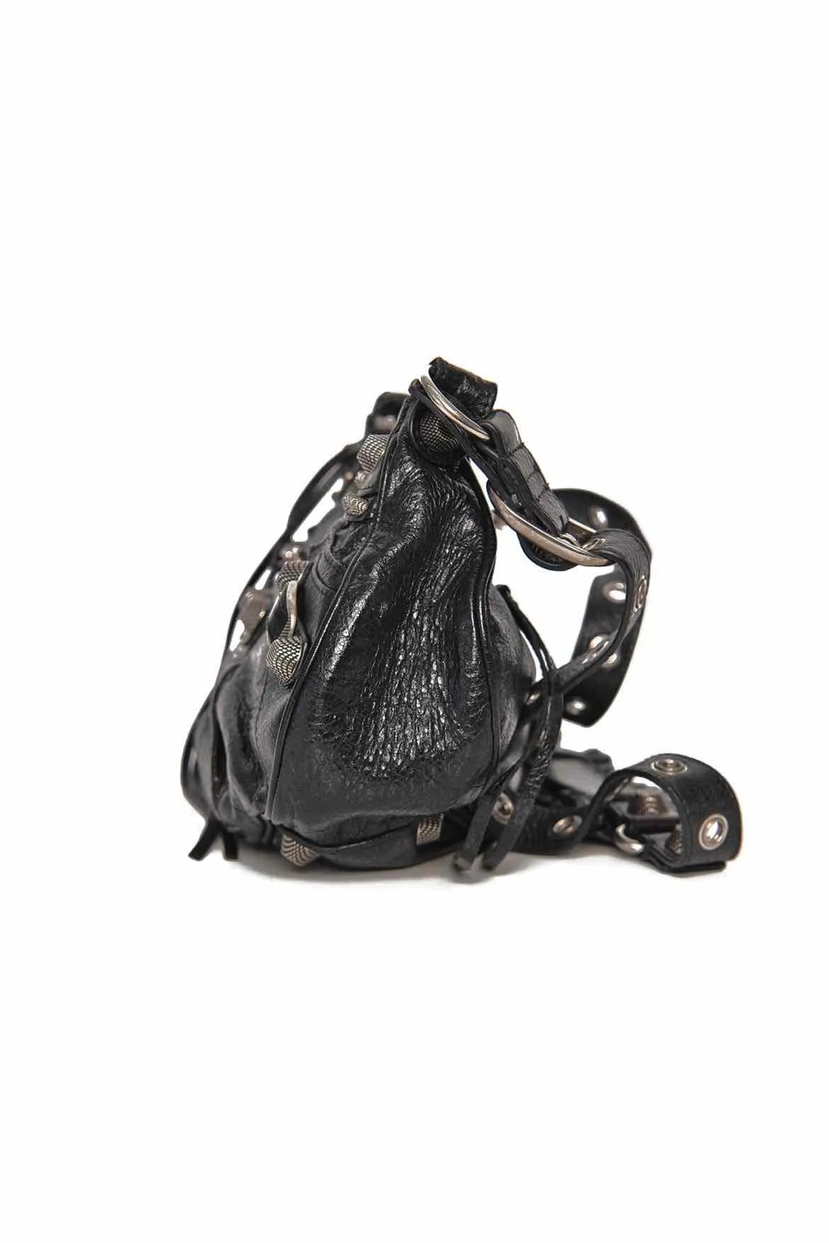 Balenciaga Agneau Arena Small Le Cagole Shoulder Bag