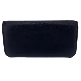 BALENCIAGA Long Wallet Purse 594289 leather black logo mens(Unisex)