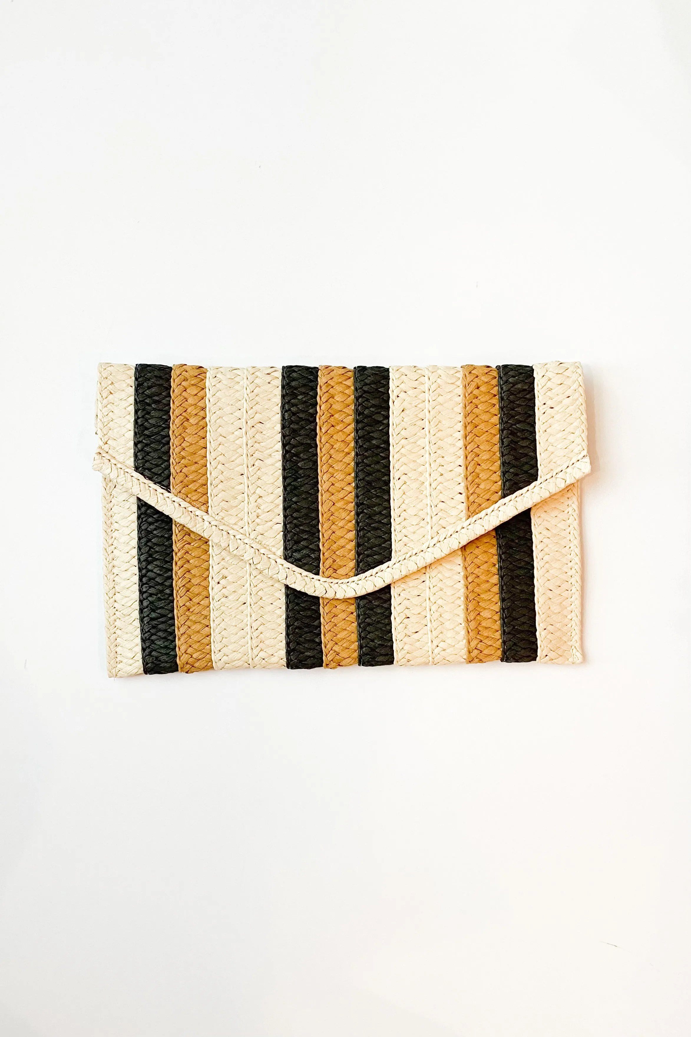 beltran clutch, black multi