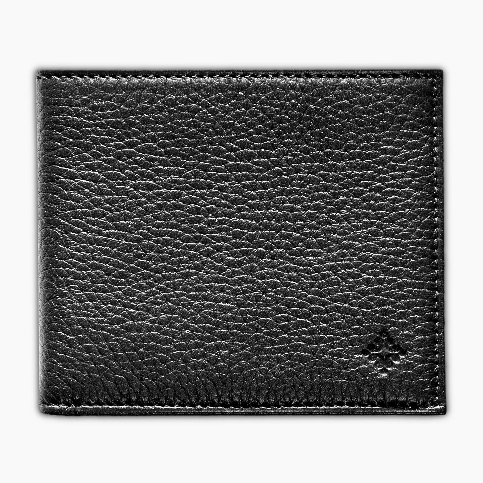 Benjamin 100% Deerskin Leather horizontal wallet (black)