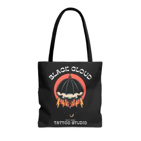 Black Cloud Tattoo Studio Tote Bag / Black Bag