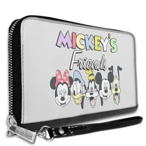 Buckle Down Disney Mickey & Friends Zip Around Wallet