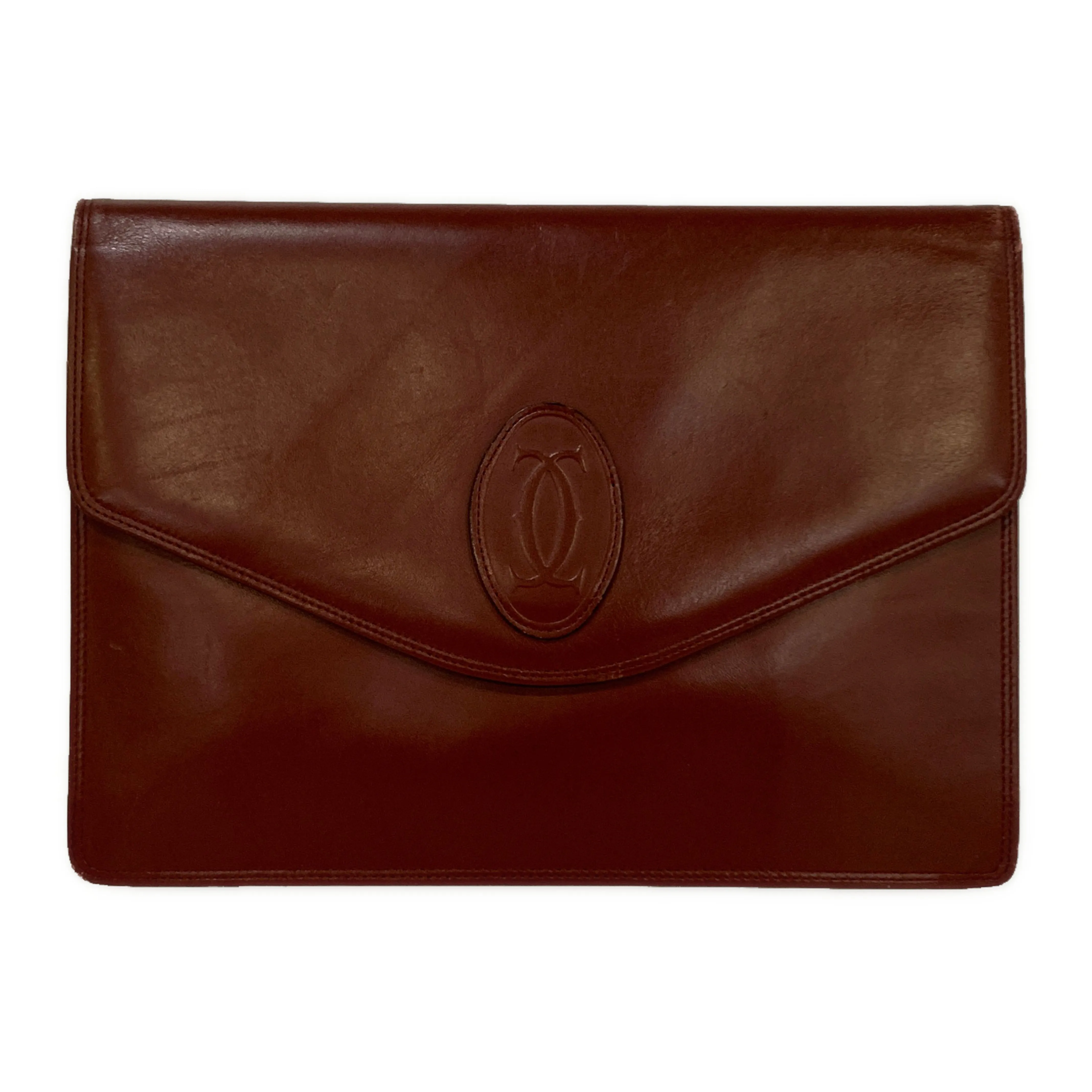 #Cartier/Clutch Bag/BRD/Leather/Plain