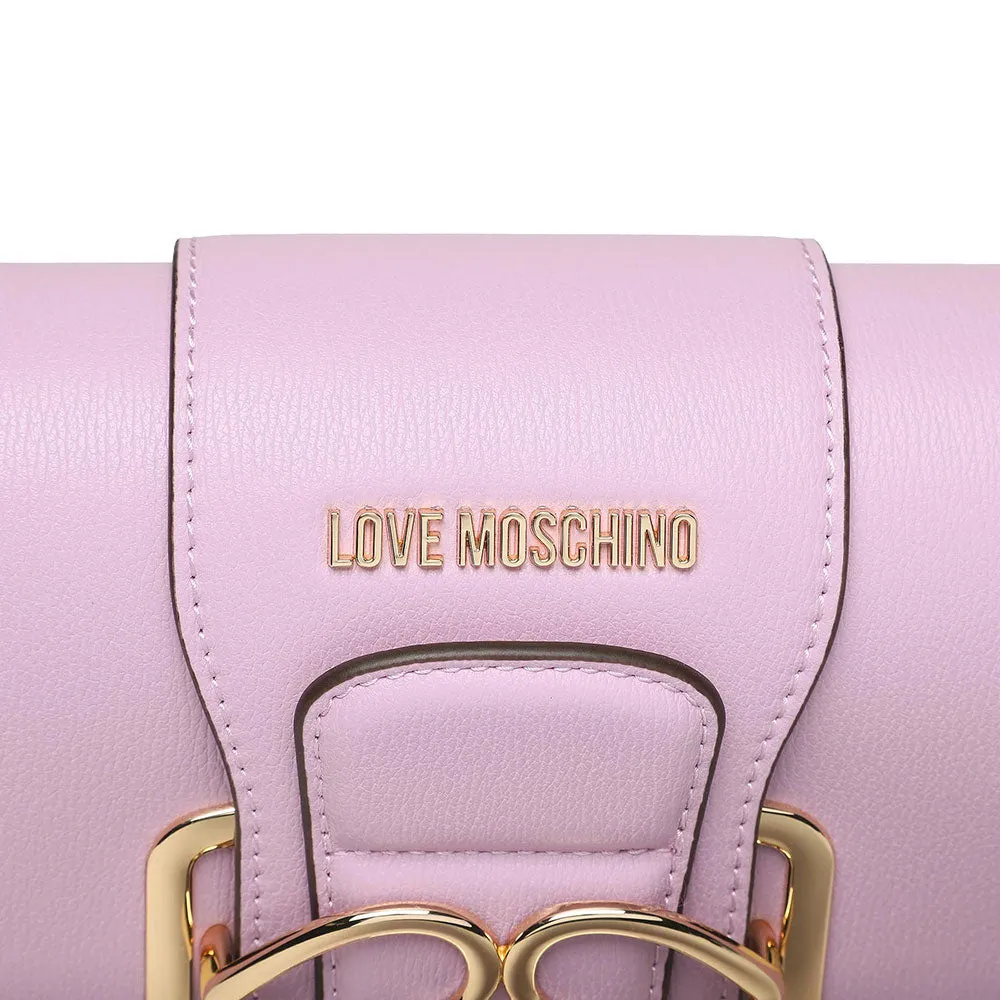 Clutch Donna con Tracolla LOVE MOSCHINO linea Love Bridge Lilla