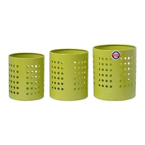 Embassy Cutlery/Stationary/Toiletry Holder - Sizes 4-6 (Green Colour, Stainless Steel)