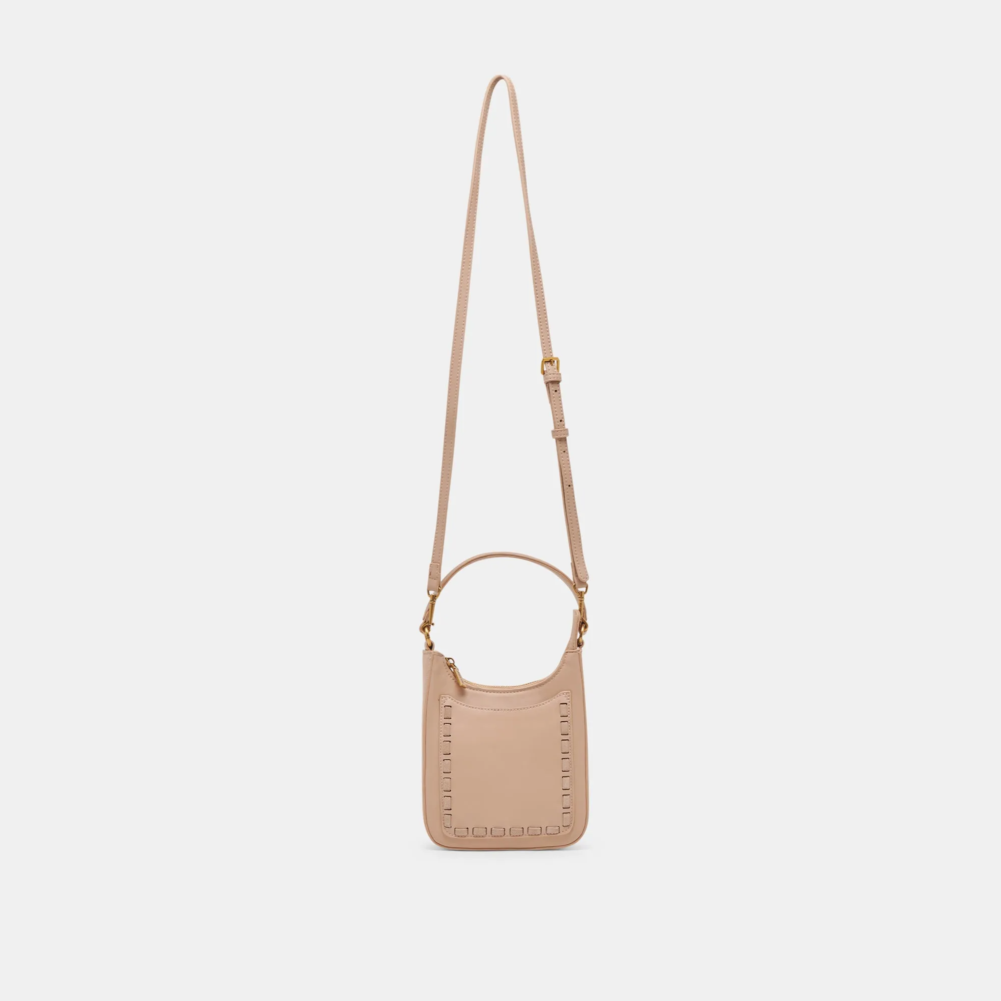 FRANCES HANDBAG CAFE FAUX LEATHER