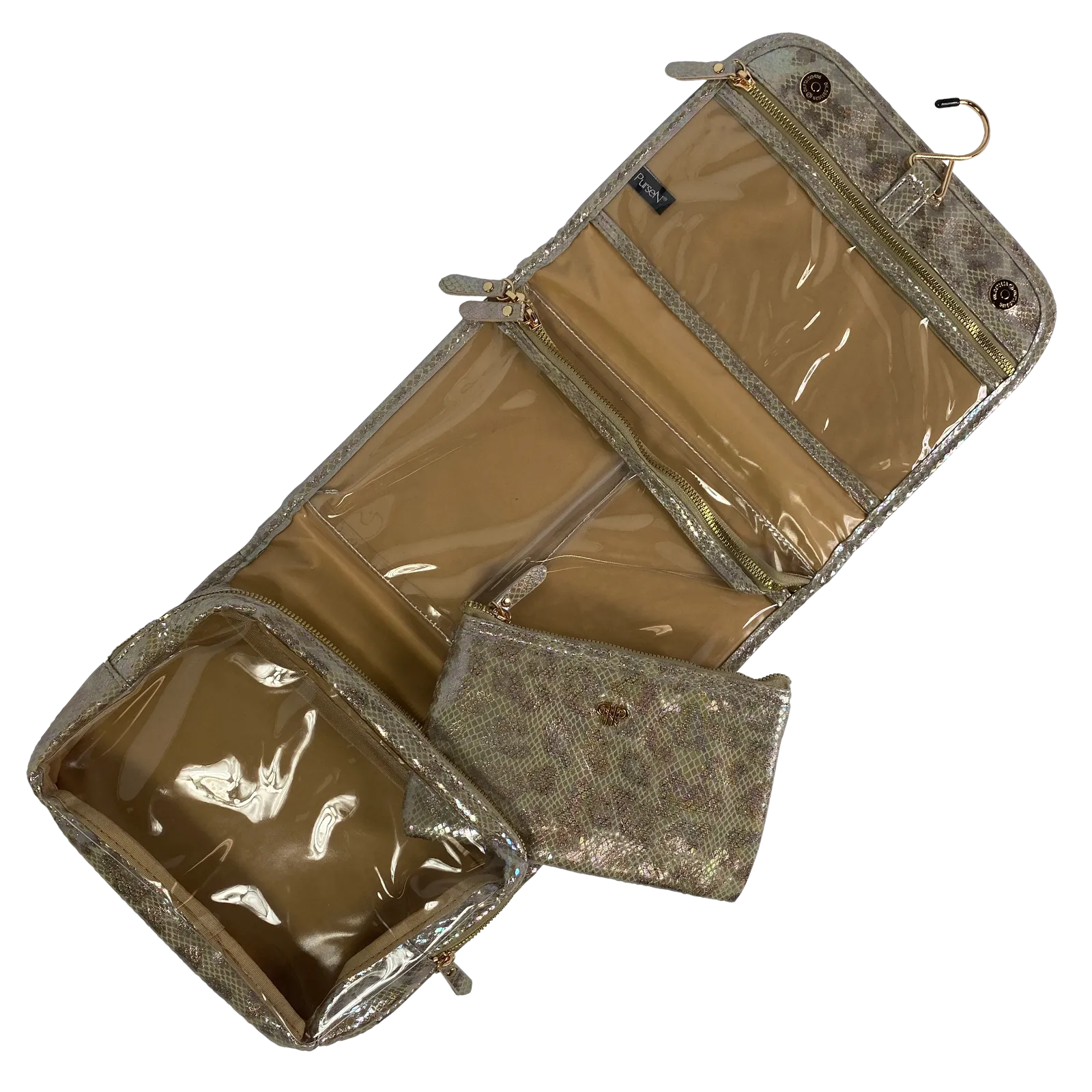 Getaway Toiletry Case - Glimmer Leopard