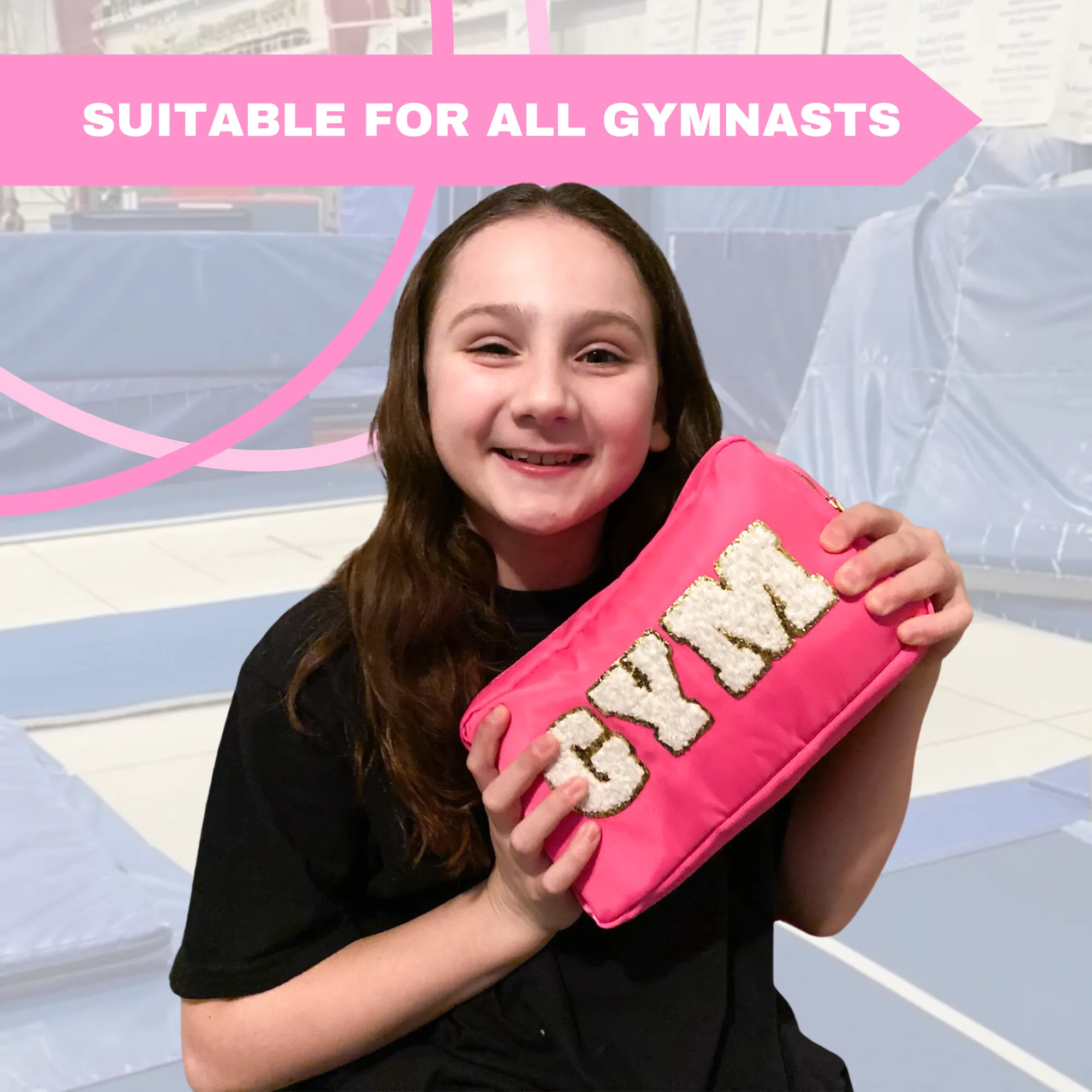 GYM STUFF Gymnastics Makeup Bag