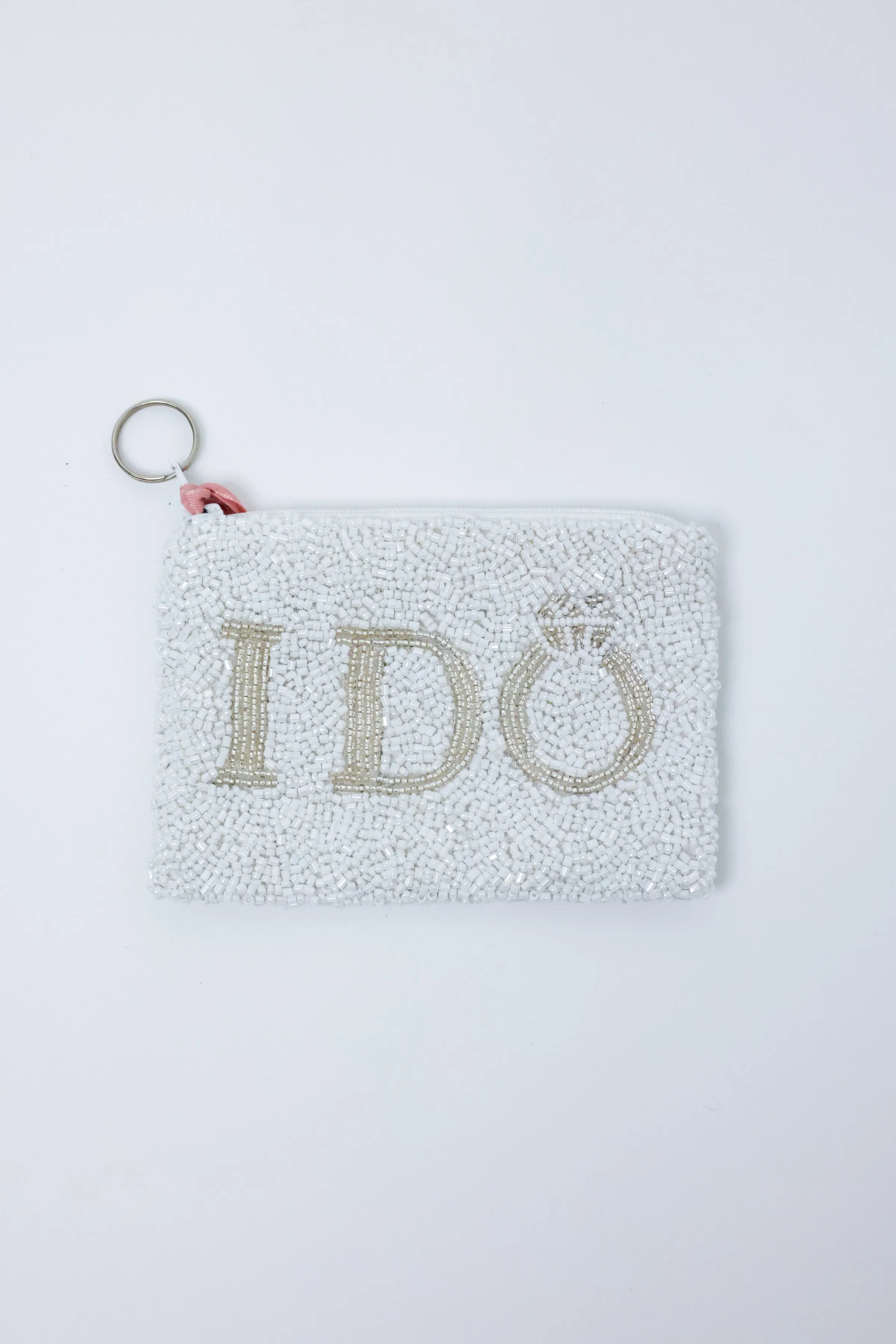 I DO Beaded Coin Purse