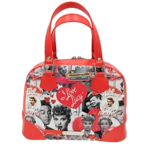 I Love Lucy - Red HYD Bowler Bag