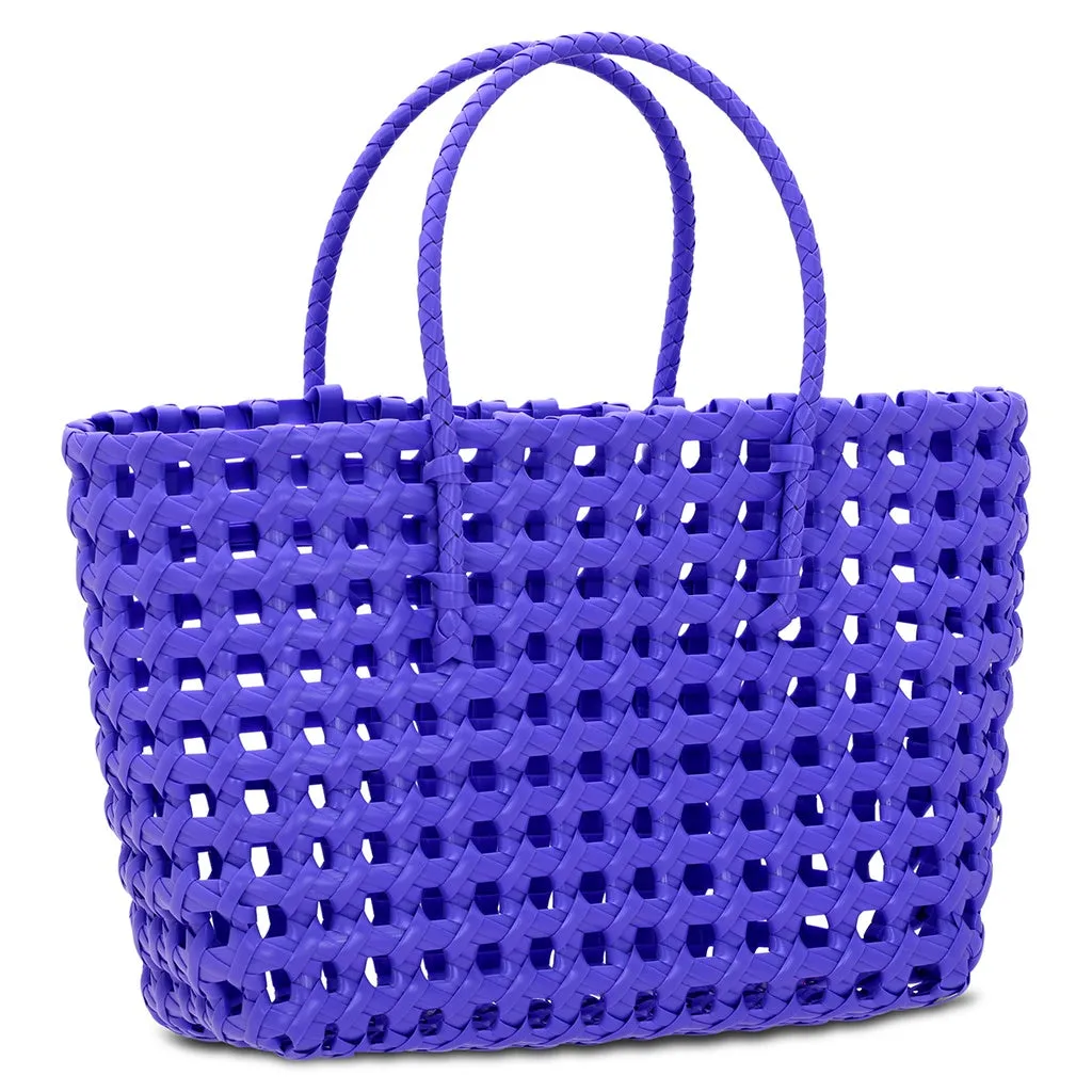 Iscream Small Purple Woven Tote