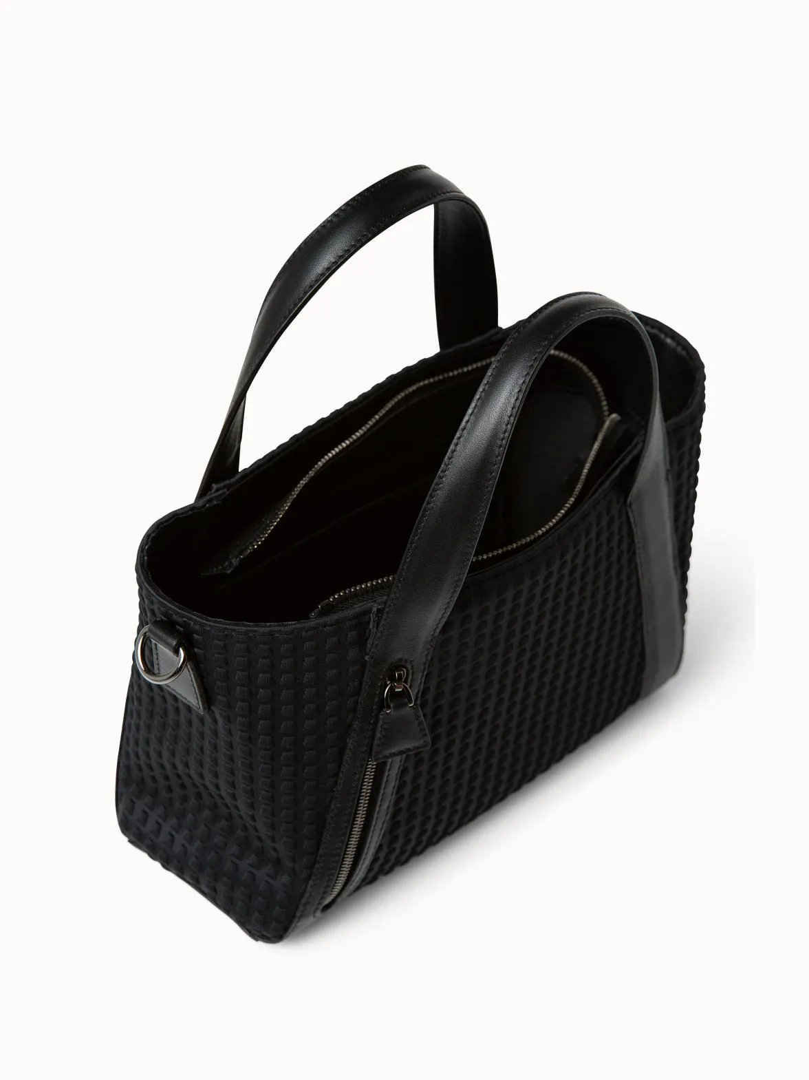 Kleine Alexa Tasche aus Techno Trapezoid Stoff