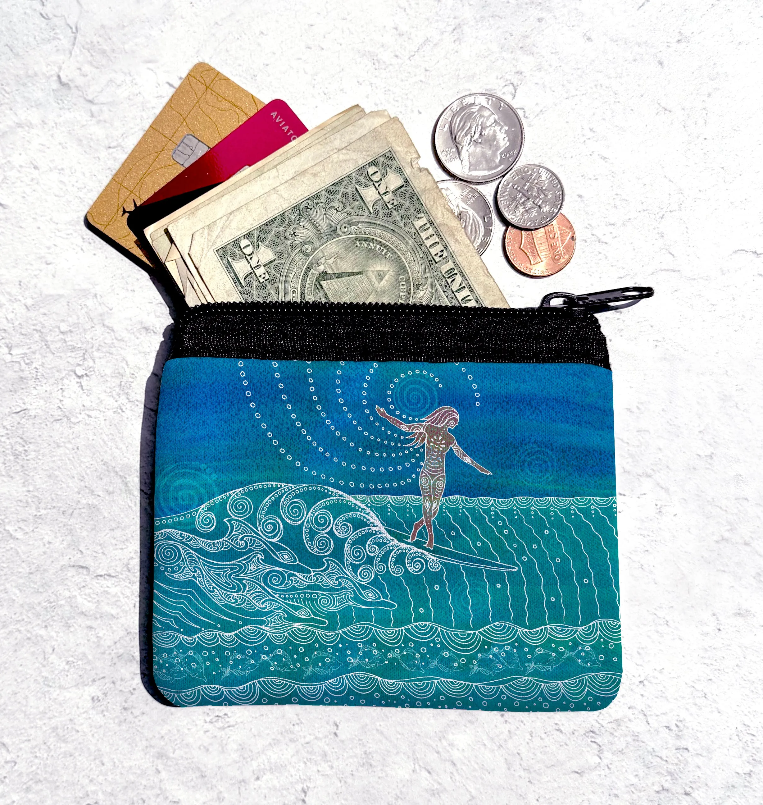 Lady Slider Coin Bag