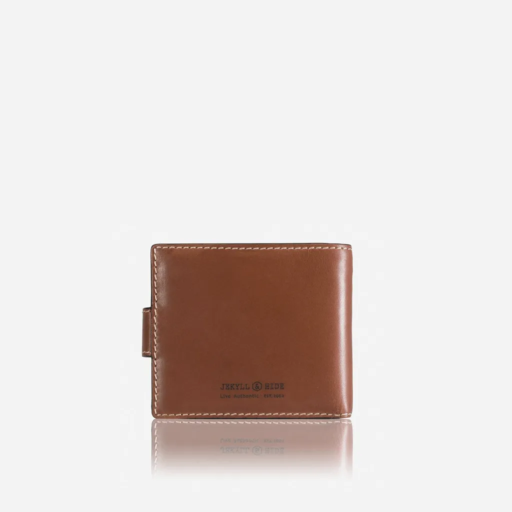 Large Bifold Wallet With Coin , Clay