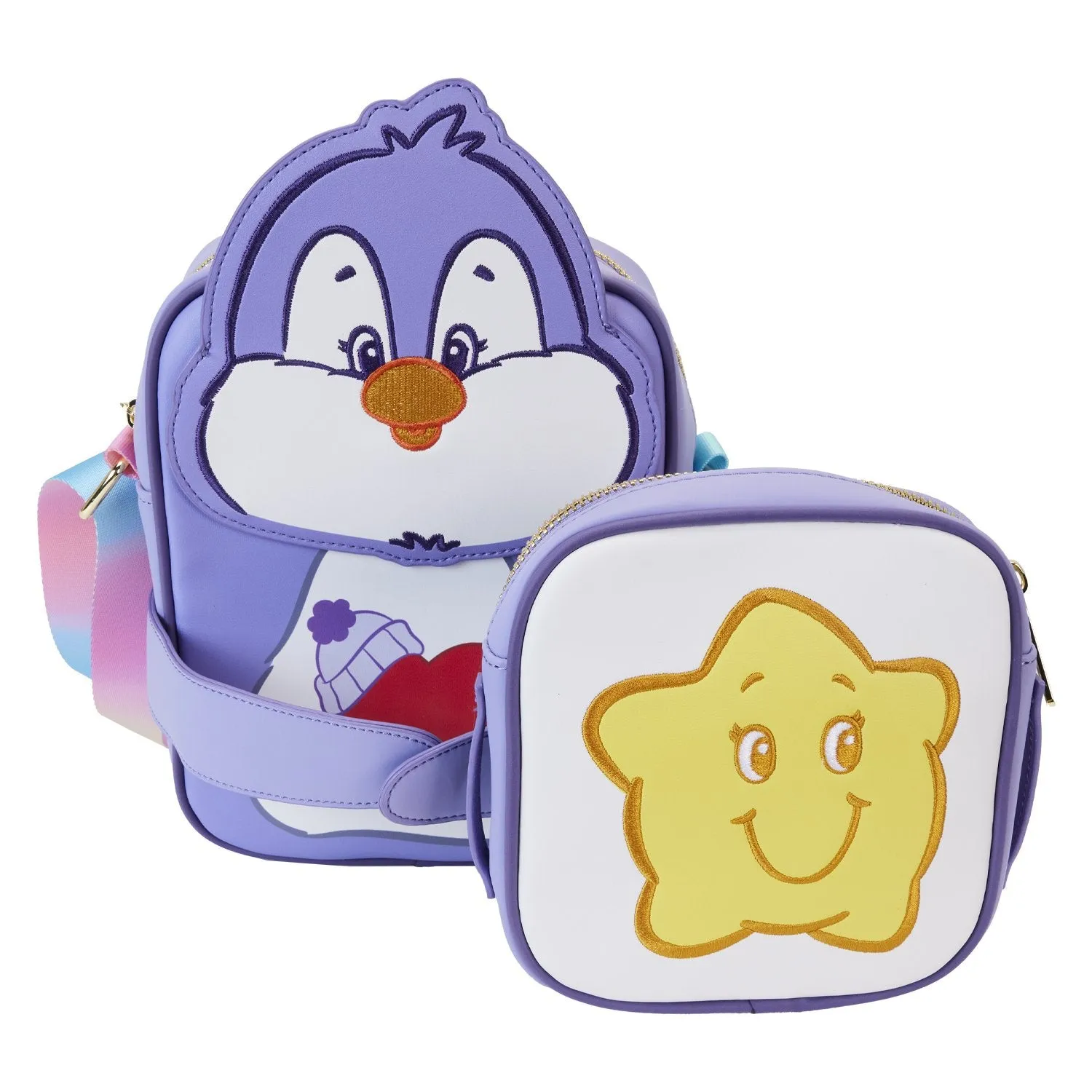 Loungefly Care Bears Cousins Cozy Heart Penguin Crossbuddy Bag - Preorder