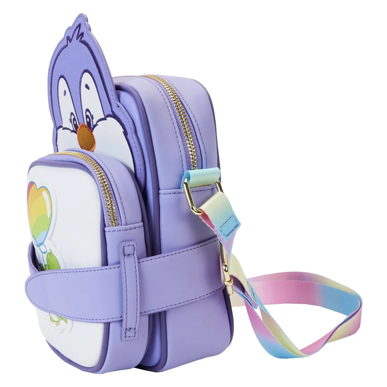 Loungefly Care Bears Cousins Cozy Heart Penguin Crossbuddy Bag - Preorder