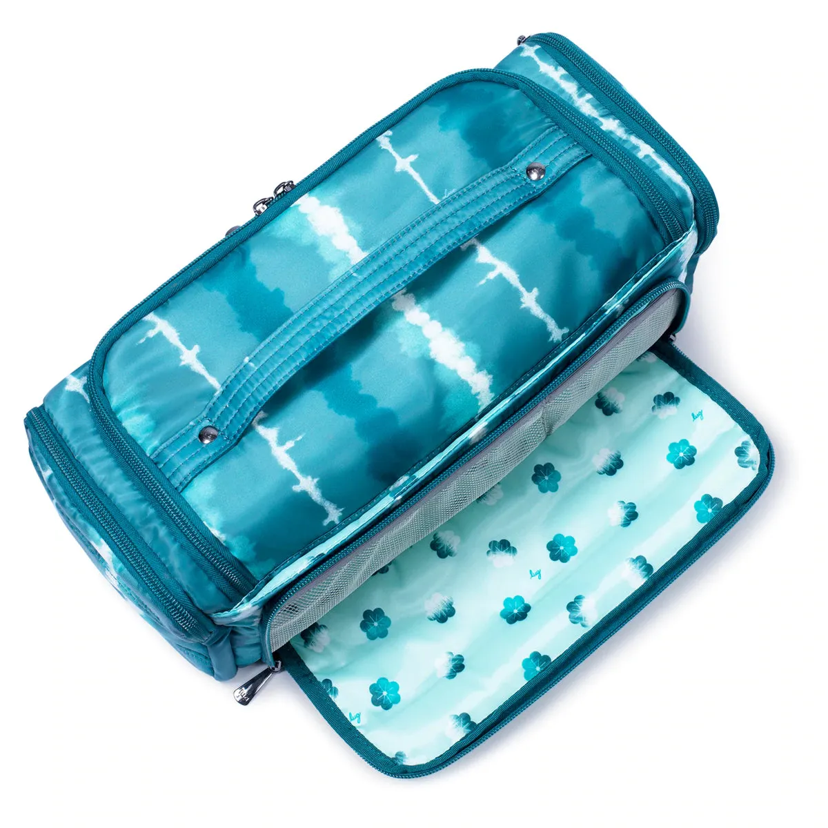 LUG Trolley XL Cosmetic Case in Shibori Teal