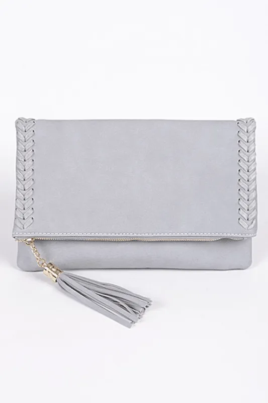 Luxe Stitch Detail Clutch