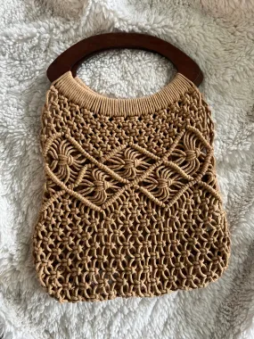 Macrame Satchel Bag