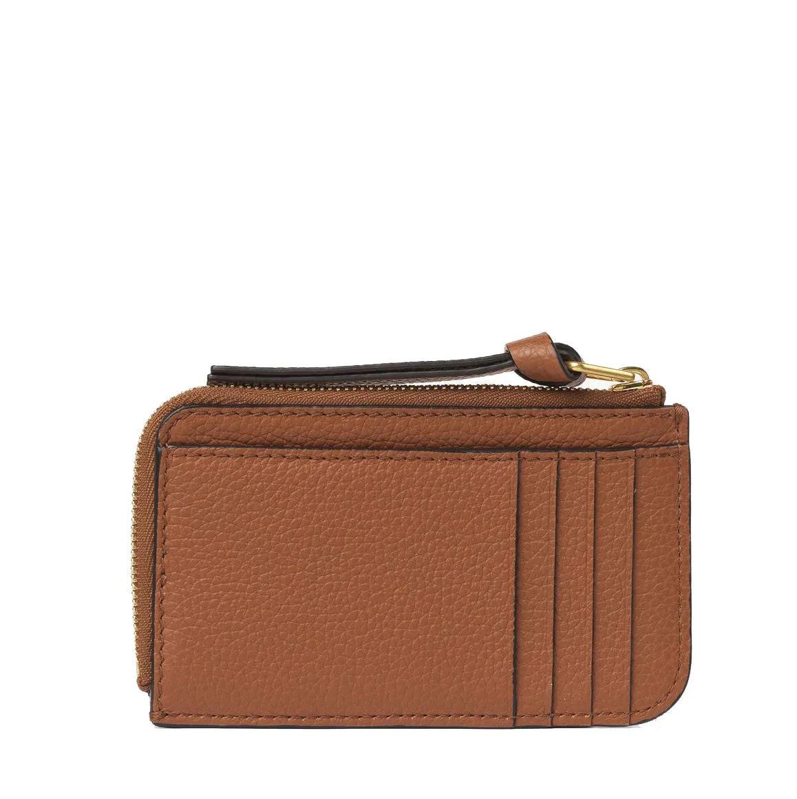 Marcie Zip Card Pouch, Tan