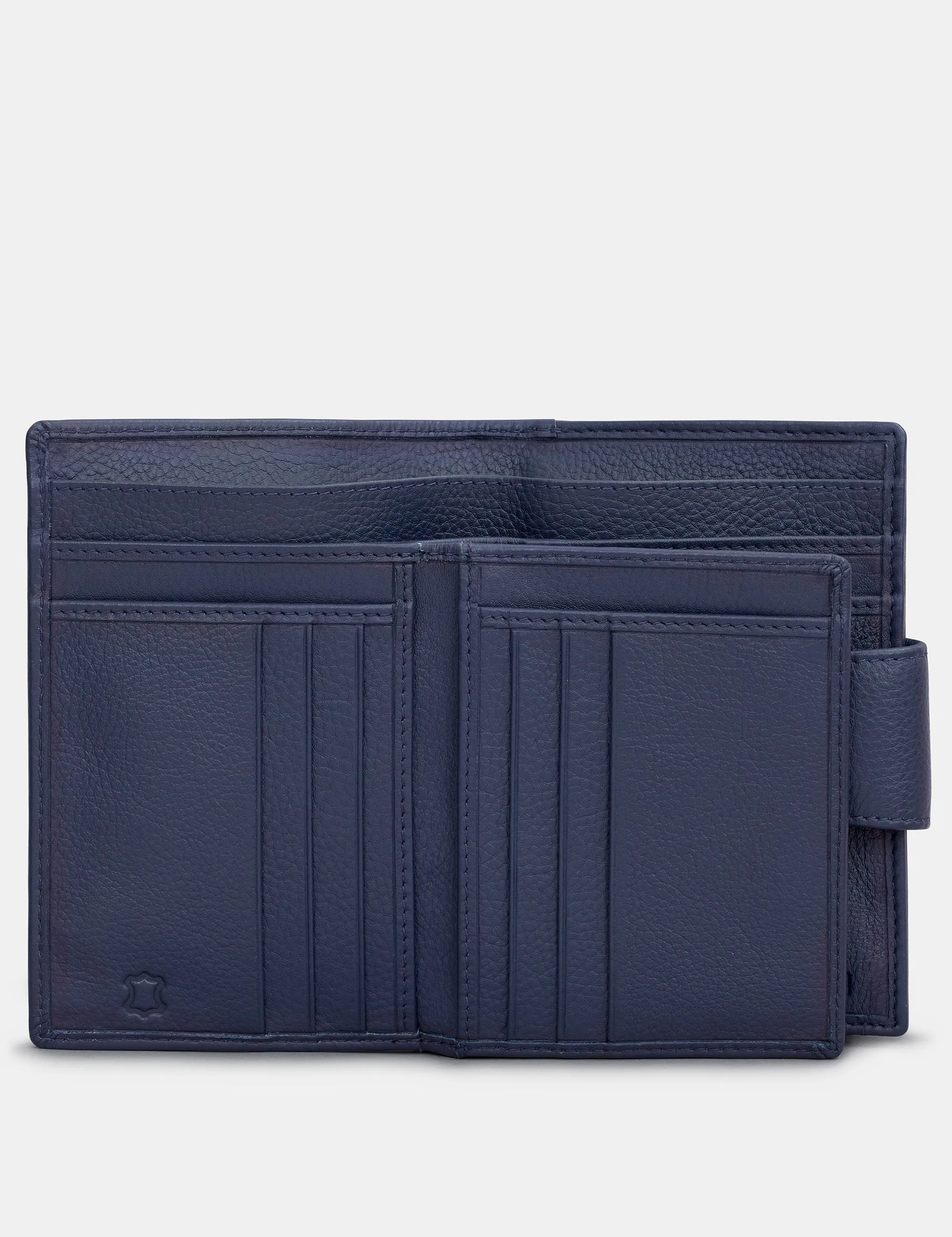 Navy Leather Anson Purse