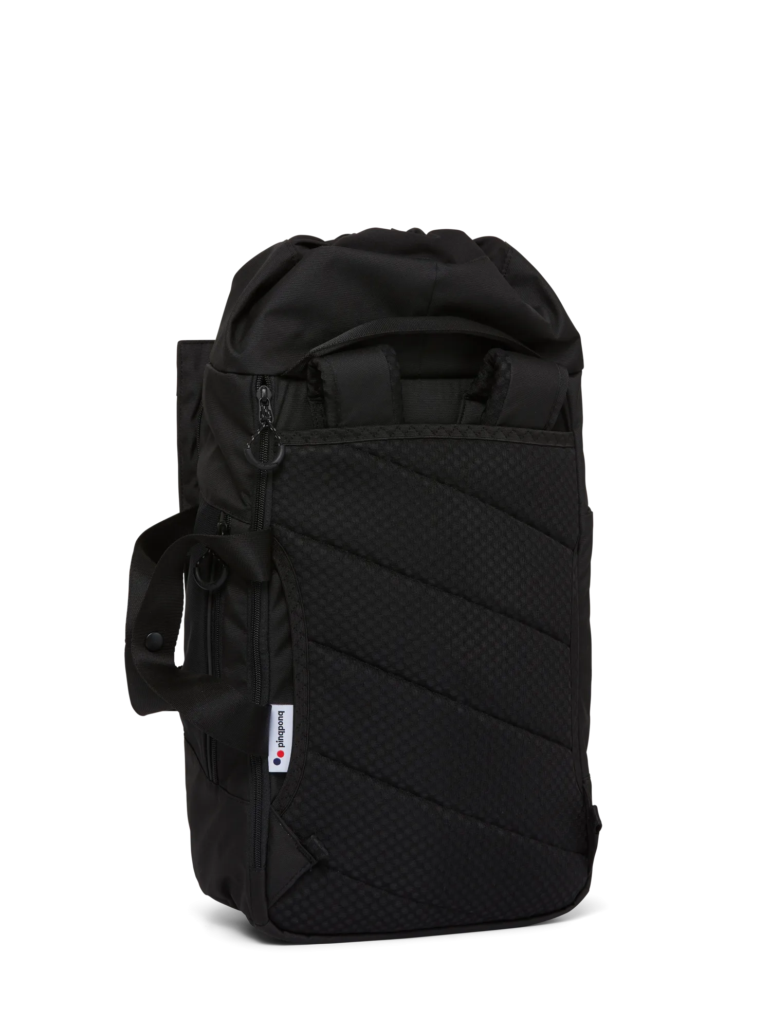 pinqponq Blok Medium Backpack Rooted Black