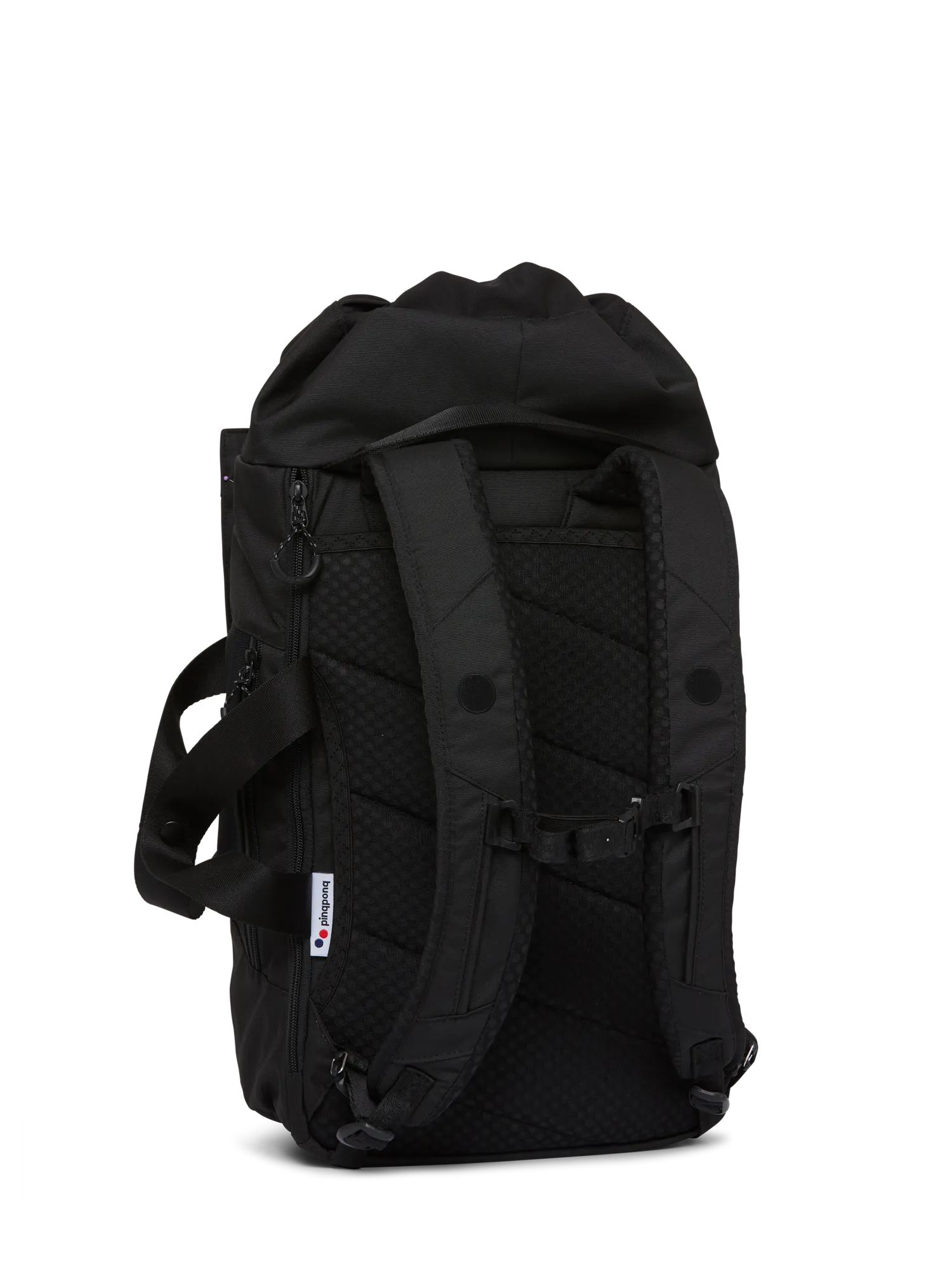 pinqponq Blok Medium Backpack Rooted Black