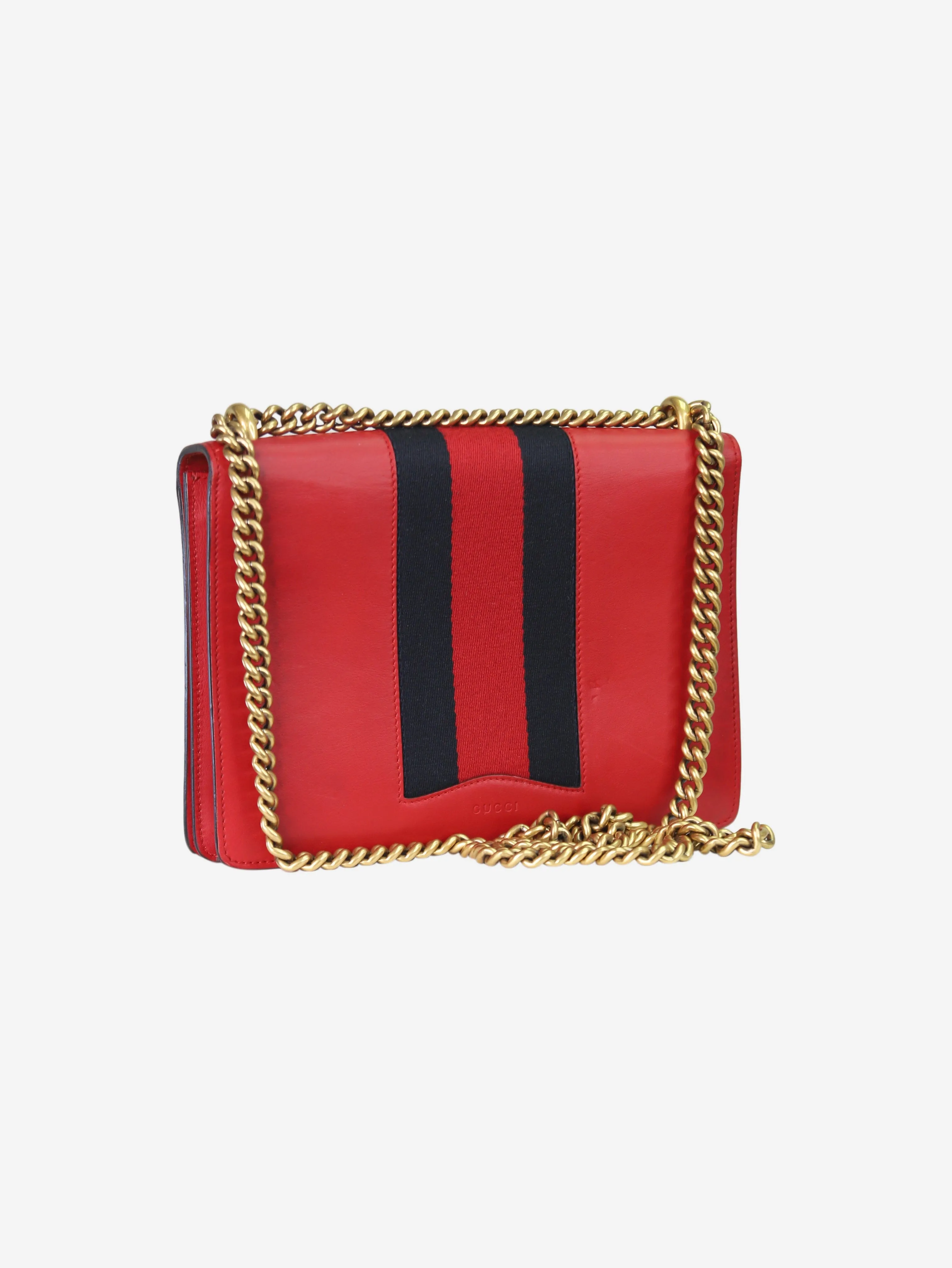 Red Peony eye shoulder bag