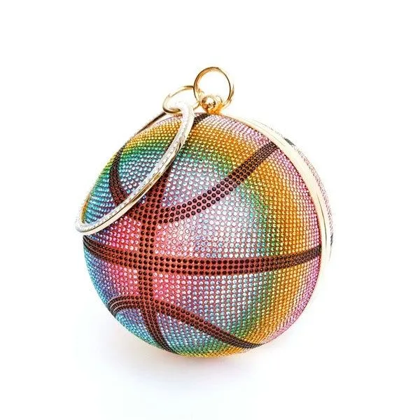 Rhinestone Basketball Bag