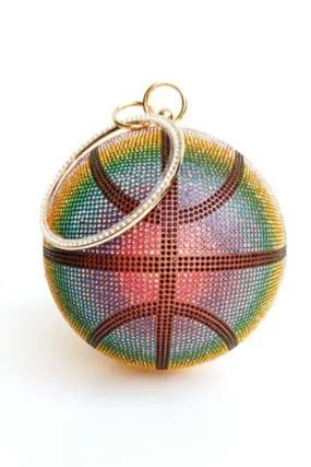 Rhinestone Basketball Bag