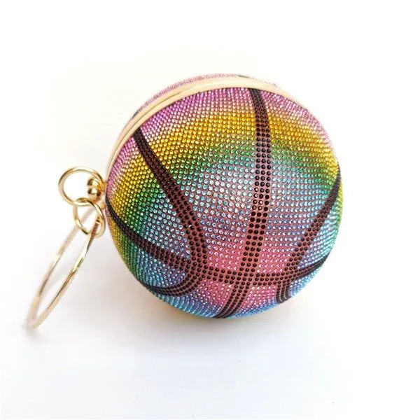 Rhinestone Basketball Bag