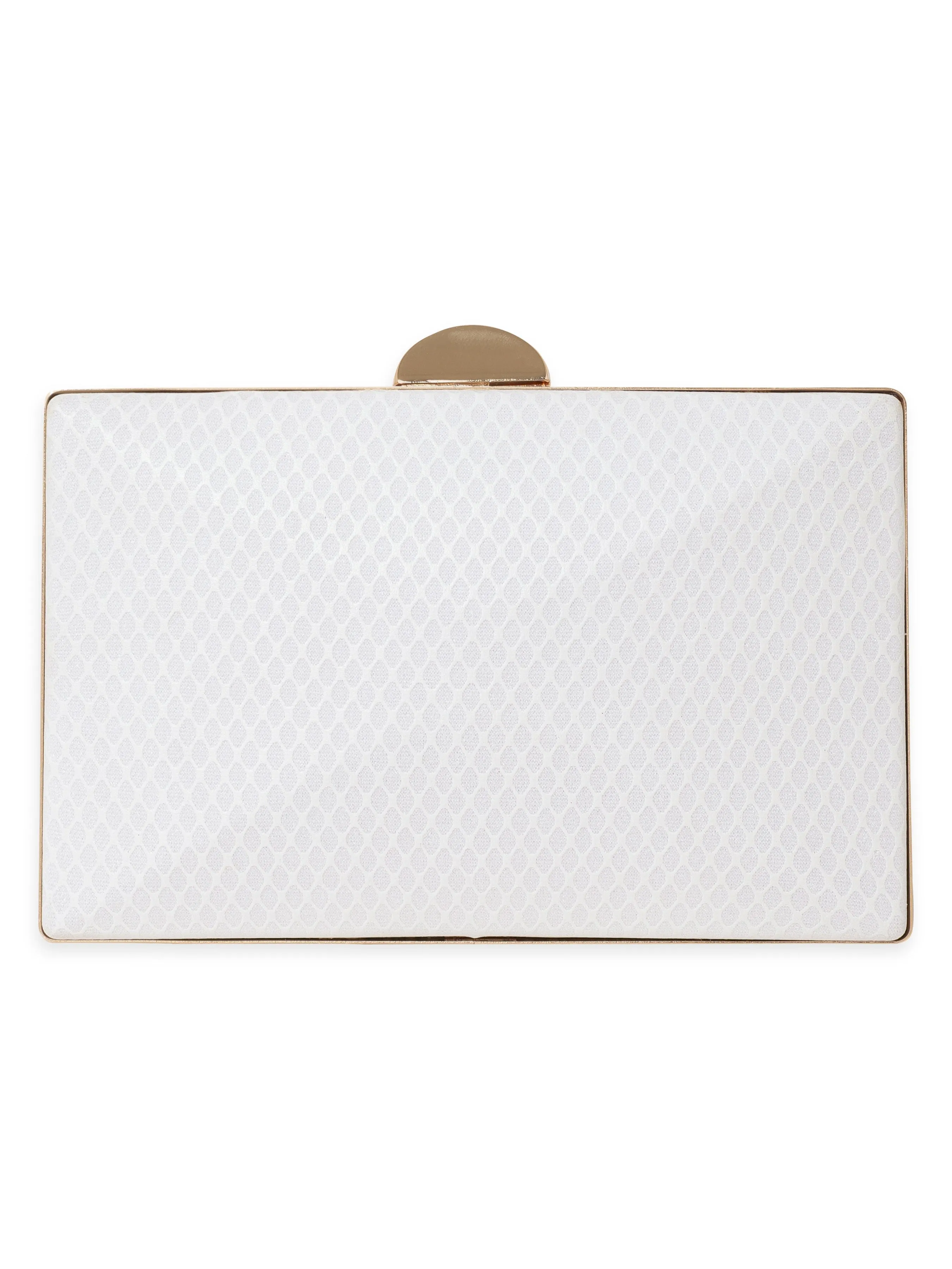 Rubans Dazzling Allure Handcrafted Shimmery Clutch Bag