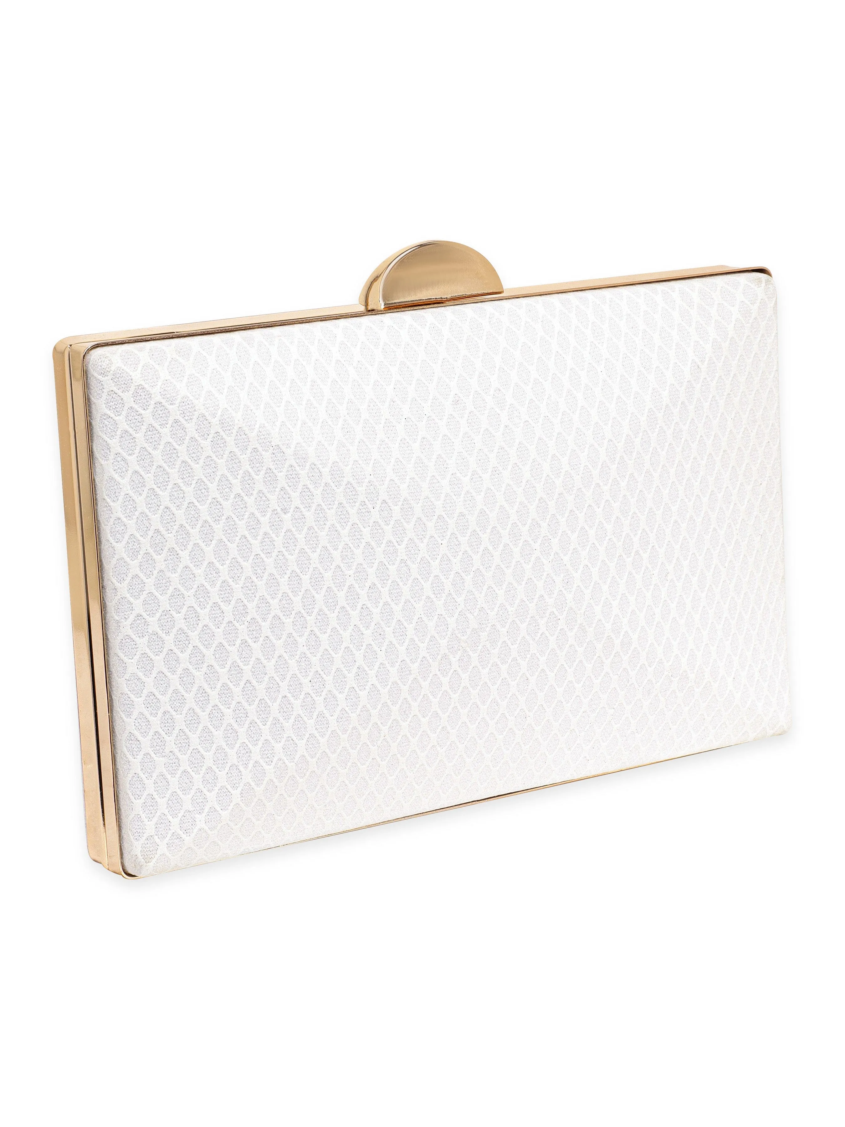 Rubans Dazzling Allure Handcrafted Shimmery Clutch Bag