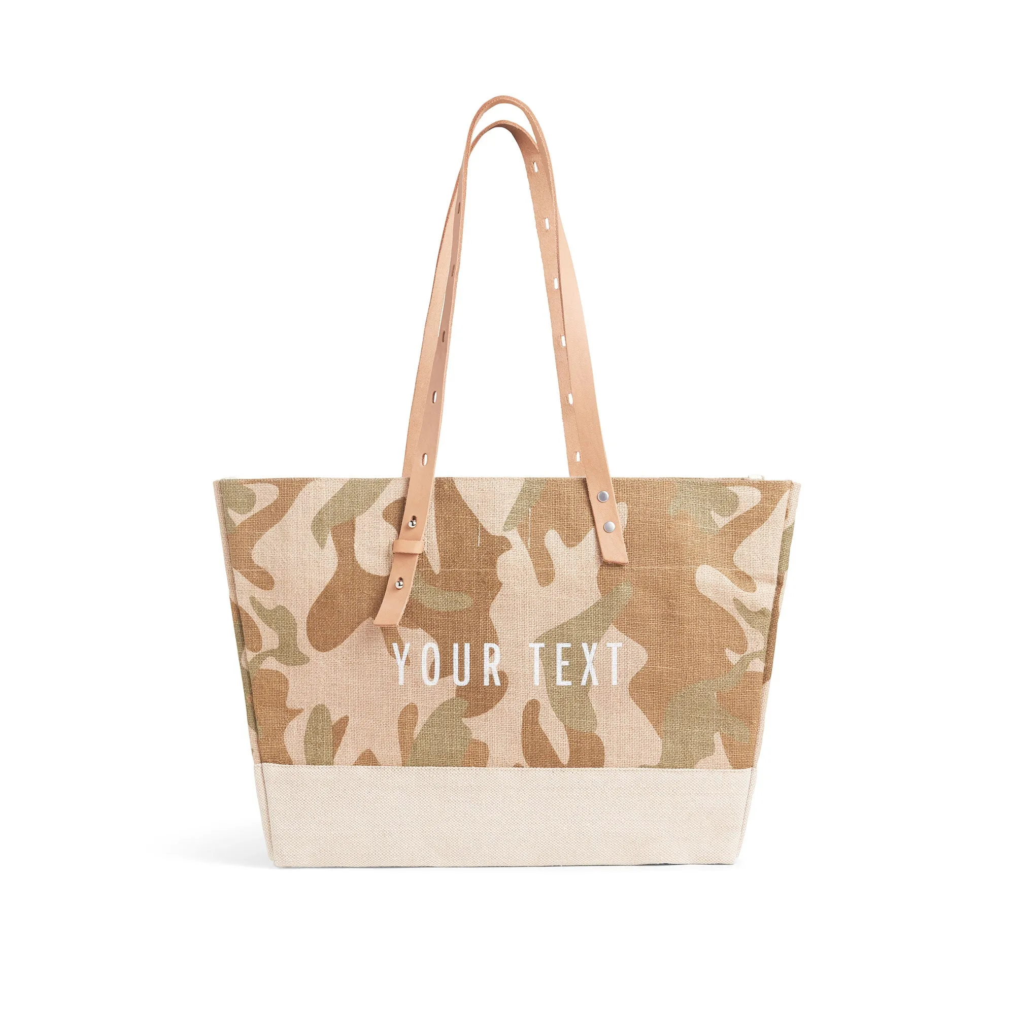 Shoulder Market Bag in Safari