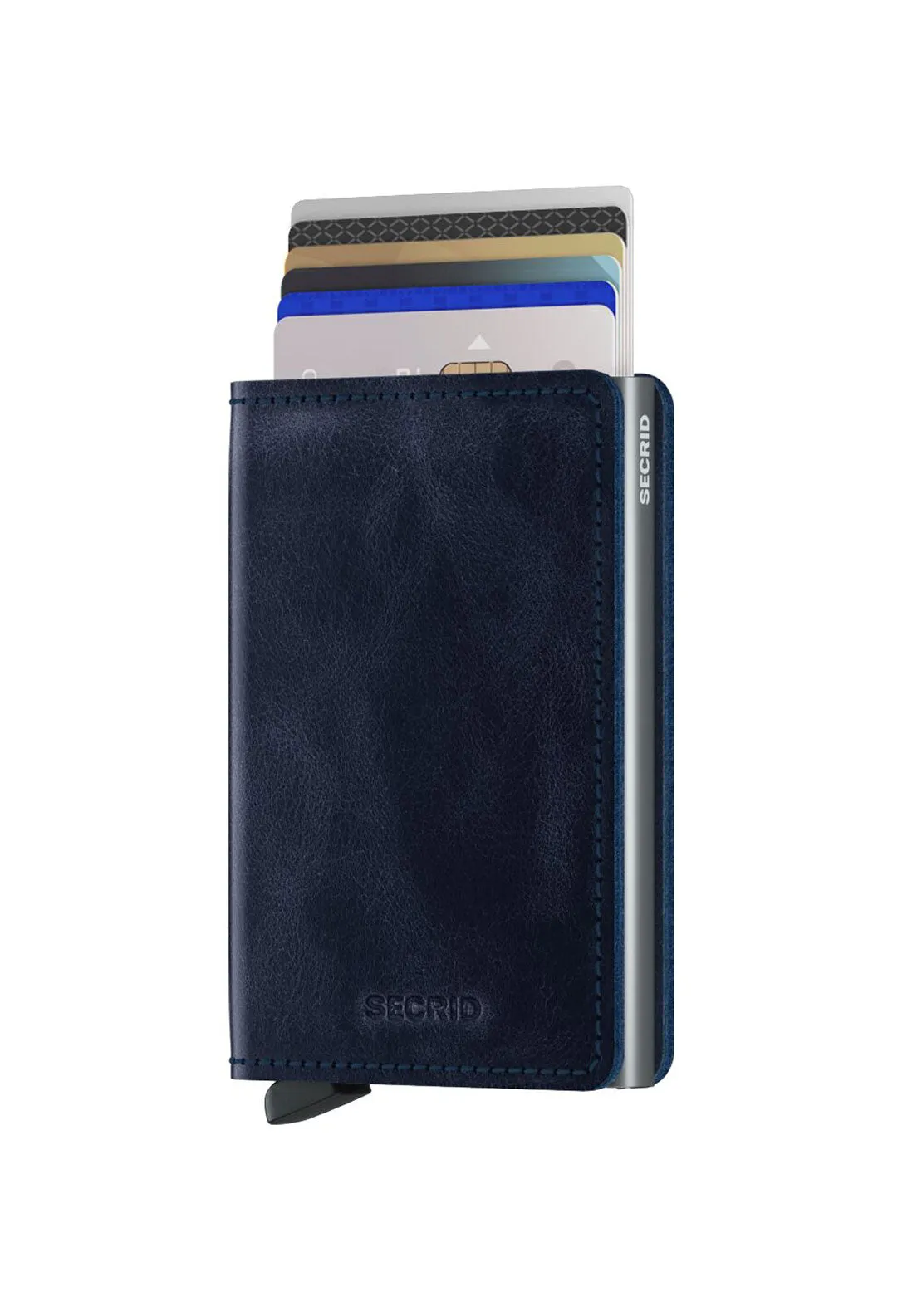 Slim Vintage Wallet - Blue