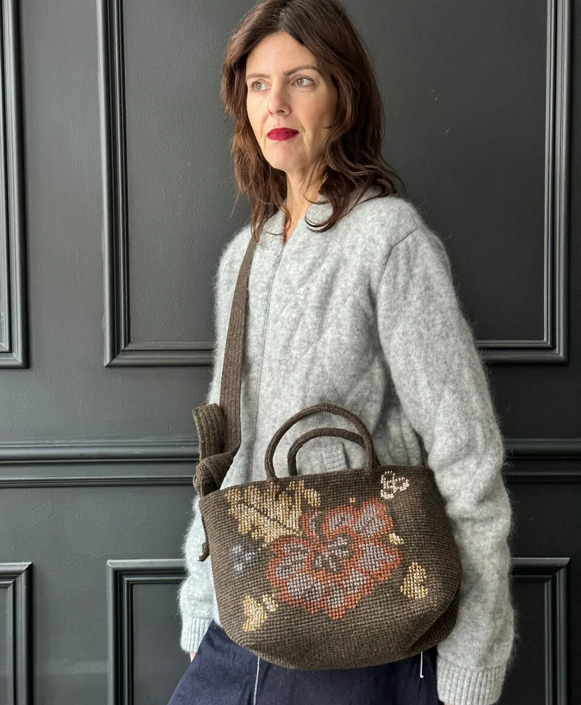 SOPHIE DIGARD - Flower Tote in Bracken