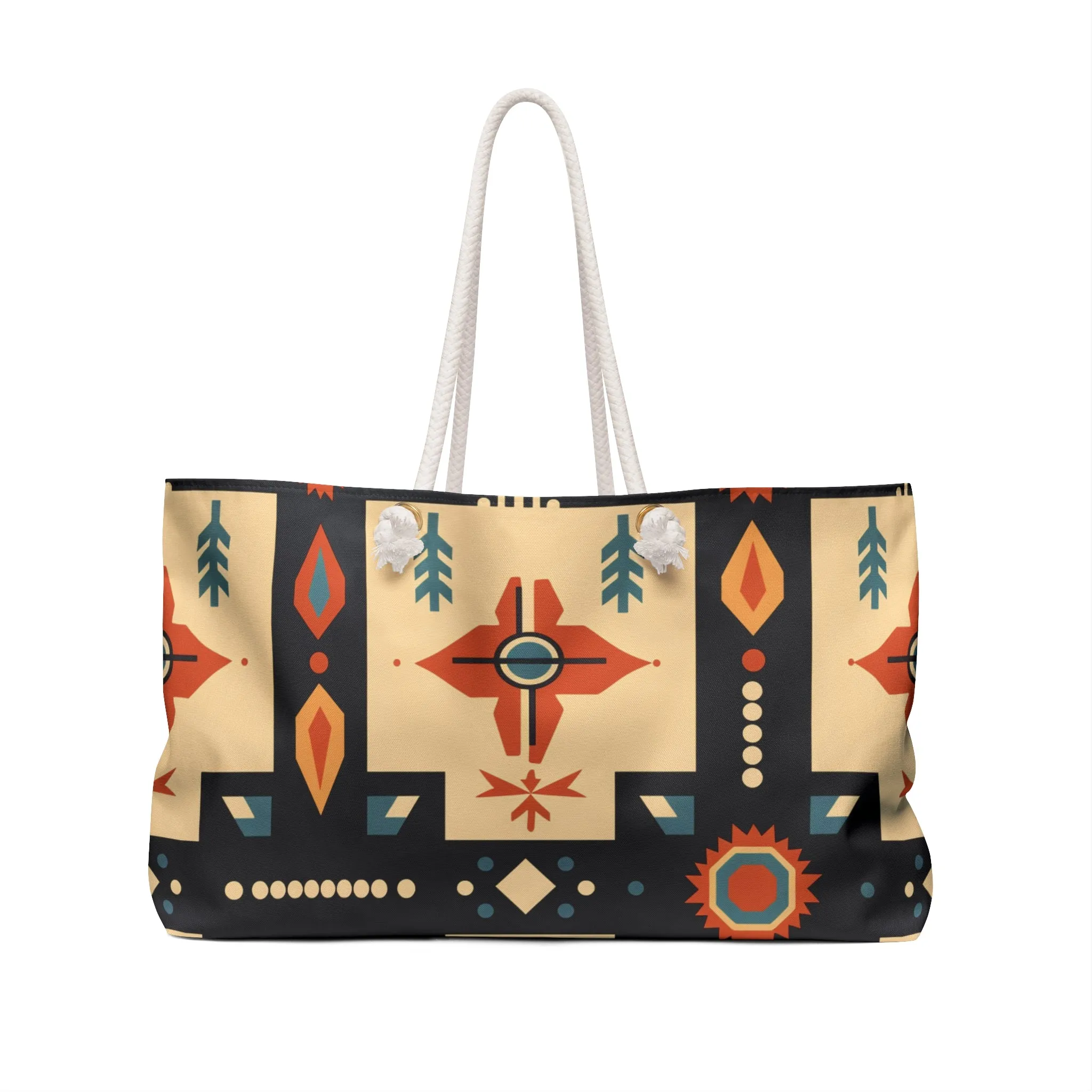 Southwest Boho Beach Bag Bohemian Print