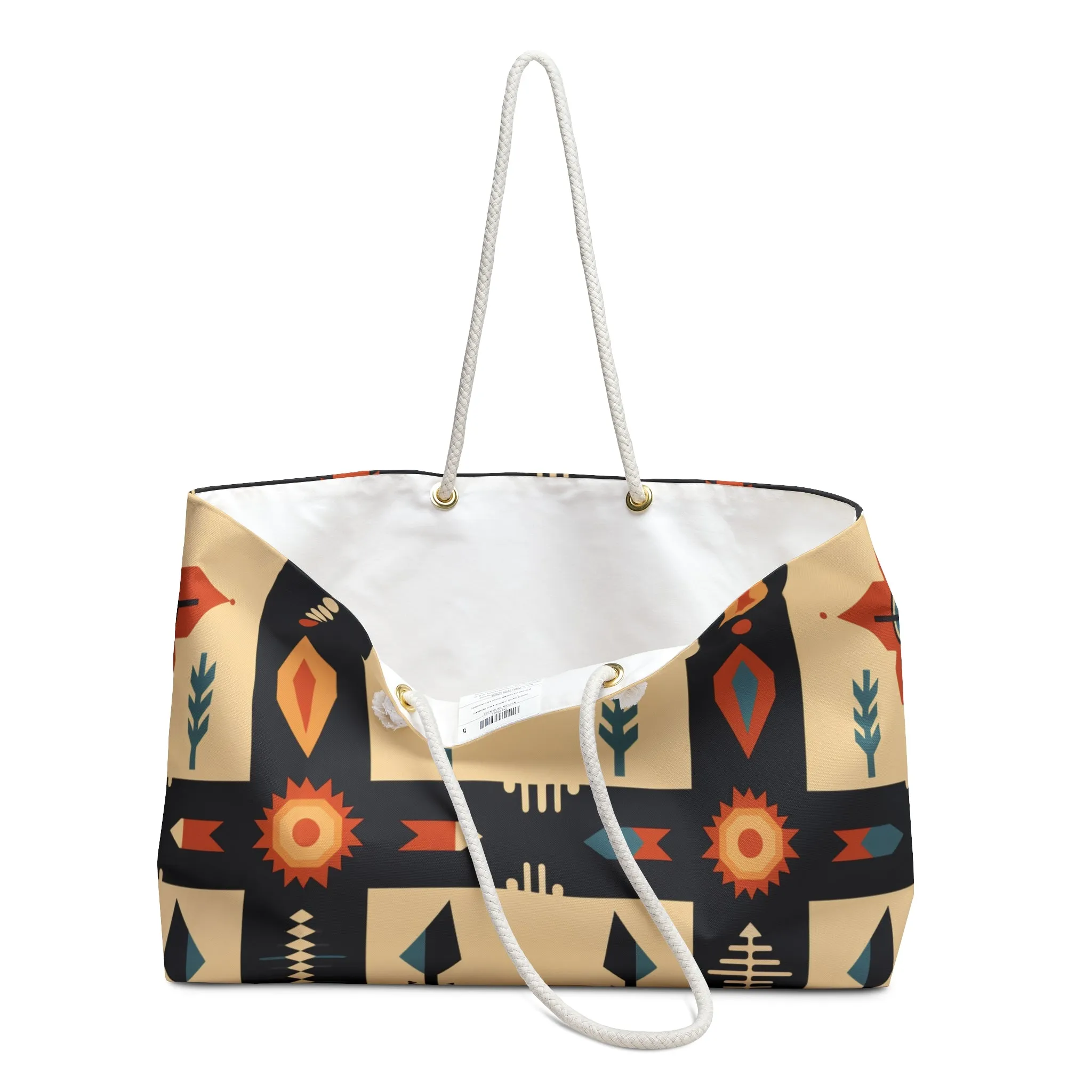 Southwest Boho Beach Bag Bohemian Print