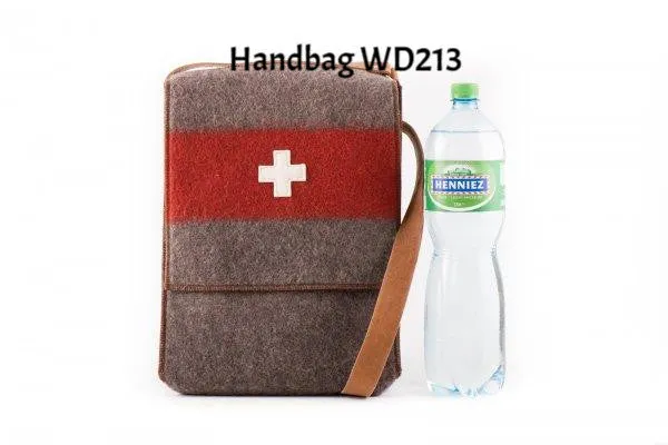 Stylish Swiss Boiled Wool Blanket Handbags by KARLEN Swiss