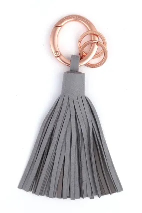 Tassel Key Chain - Dove Grey