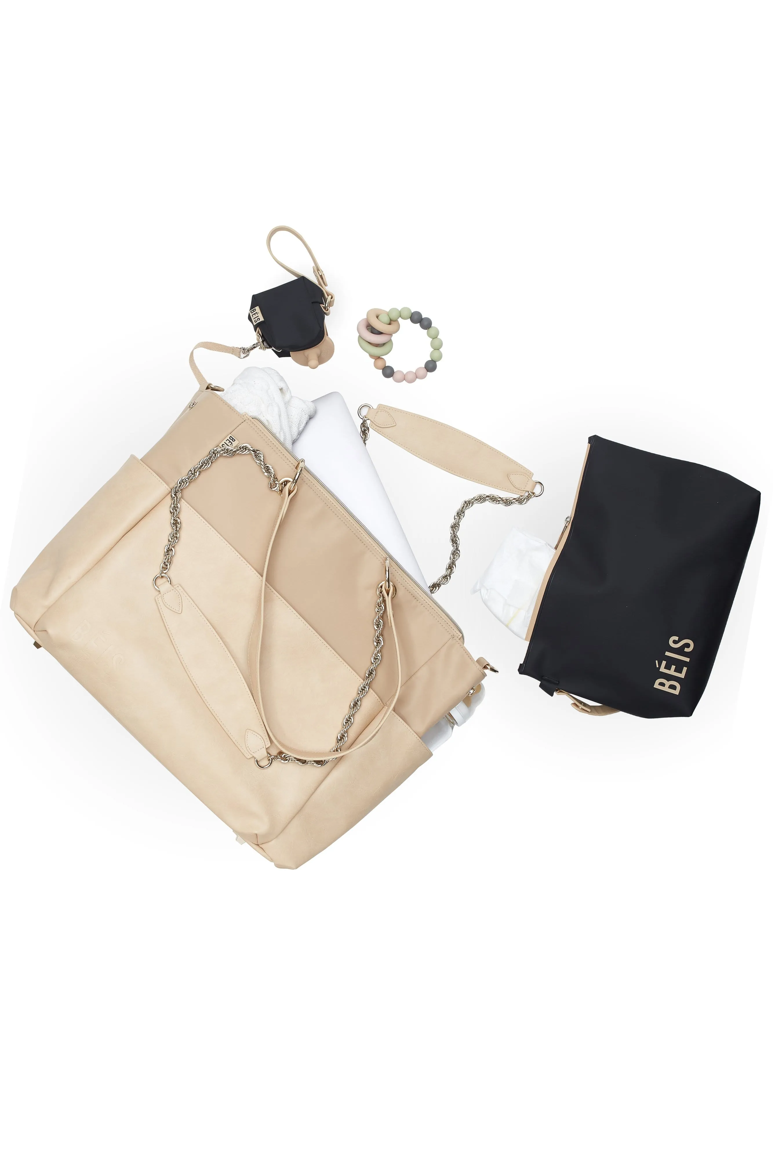 The Diaper Bag in Beige