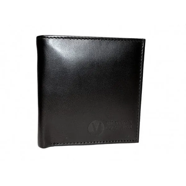 'The Traveller' Bi-Fold Vegan Wallet by The Vegan Collection - Black